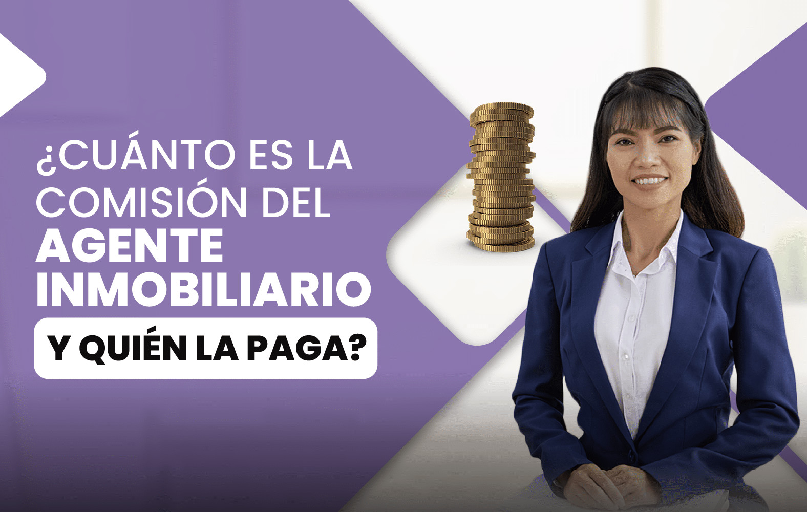 ¿Cuánto es la comisión del agente inmobiliario y quién la paga?