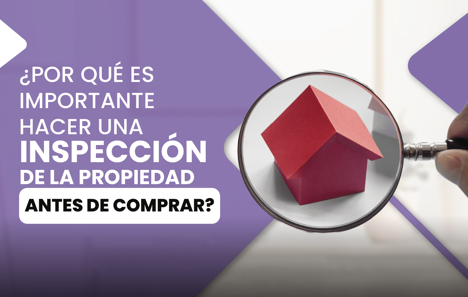 ¿Por qué es importante hacer una inspección de la propiedad antes de comprar?